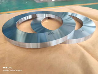 Máquina empacadora de cuchillos circulares de cizalla