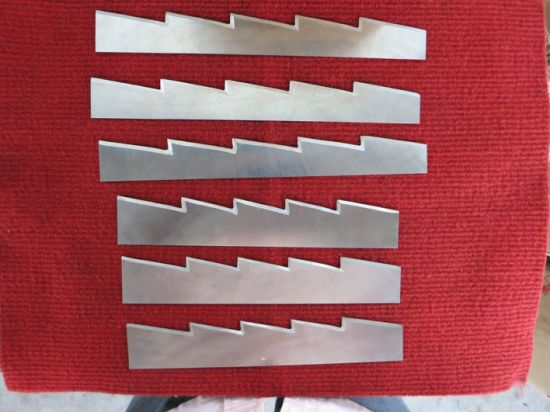 Cuchillo dentado recto para máquina de embalaje